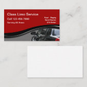 Nobler Limousinen-Service Visitenkarte (Vorne/Hinten)