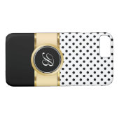 Nobler Monogramm iPhone 7 Fall Case-Mate iPhone Hülle (Rückseite (Horizontal))