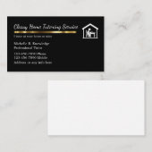 Nobler nach der Schule Privatunterricht-Service Visitenkarte (Vorne/Hinten)