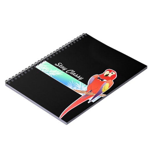 Nobler Papagei Notizblock (Linke Seite)