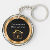 Nobler Realtor-Schlüsselanhänger Schlüsselanhänger (Rückseite)
