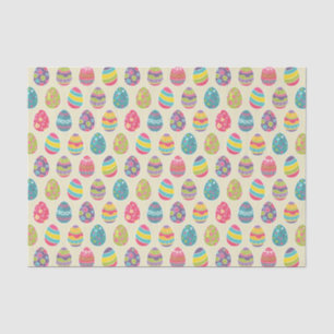 Nobler Retro Osterei-glücklicher Ostern-Tag Seidenpapier