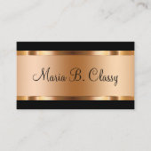 Nobler Rosen-Goldart-Entwurf Visitenkarte (Vorderseite)