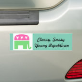 Nobler, Sassy, junger republikanischer Autoaufkleber (Auf Auto)