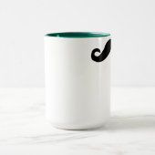 Nobler Schnurrbart Tasse (Zentrum)
