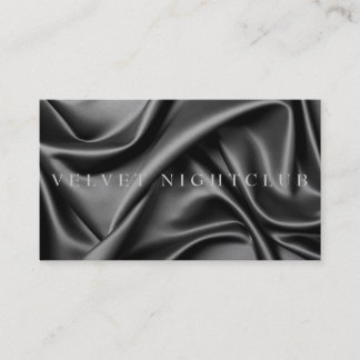 Nobler, schwarzer, glatter, silk Entwurf Visitenkarte
