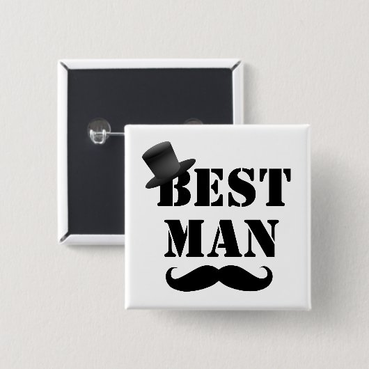 Nobler Trauzeuge Button (Vorne & Hinten)