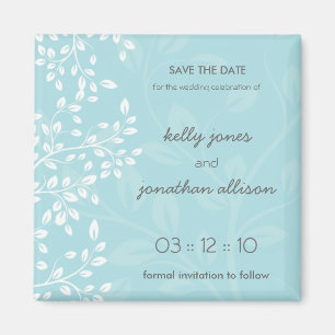 Nobler und eleganter Save the Date Wedding Magnet