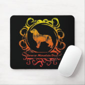 Nobler verwitterter Bernese Gebirgshund Mousepad (Mit Mouse)