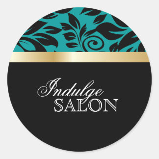 Nobler Wellness-Center-und Salon-Aufkleber Runder Aufkleber
