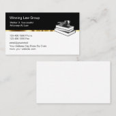 Nobles berufliches Rechtsanwalts-Rechtsanwaltsbüro Visitenkarte (Vorne/Hinten)