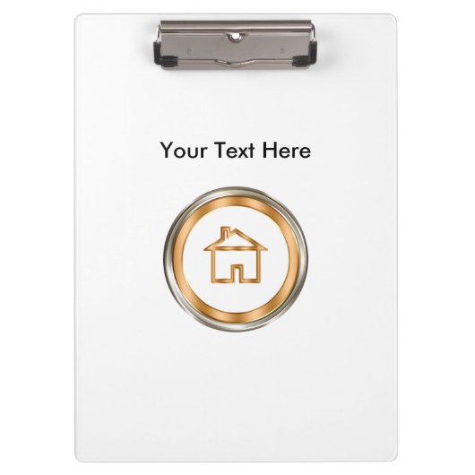 Nobles cooles wirkliches Anwesen Klemmbrett (Vorderseite)