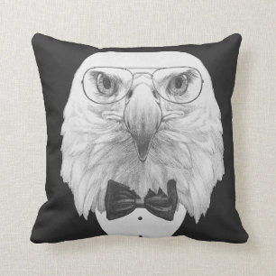 Nobles Eagle-Porträt Kissen