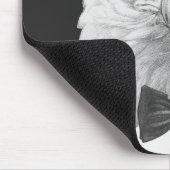 Nobles Eagle-Porträt Mousepad (Ecke)