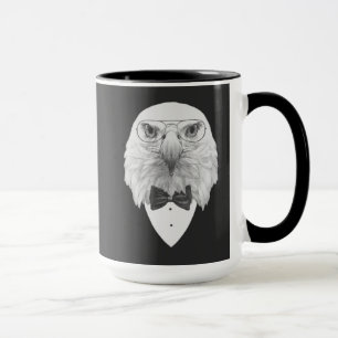 Nobles Eagle-Porträt Tasse