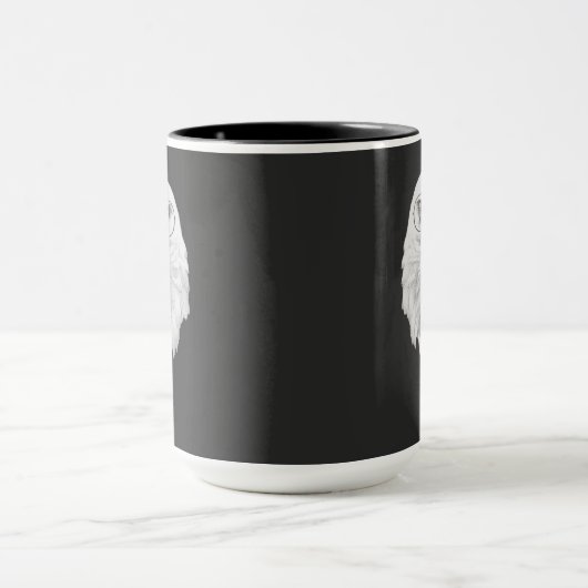 Nobles Eagle-Porträt Tasse (Zentrum)