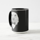 Nobles Eagle-Porträt Tasse (Vorderseite Links)