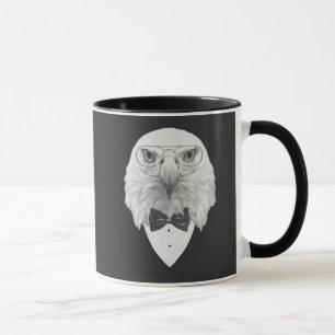 Nobles Eagle-Porträt Tasse