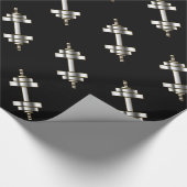 Nobles Fitness-Trainings-Thema Geschenkpapier (Ecke)