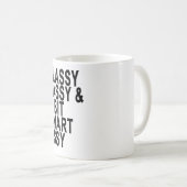 Nobles freches und ein Stückchen-intelligente Kaffeetasse (VorderseiteRechts)