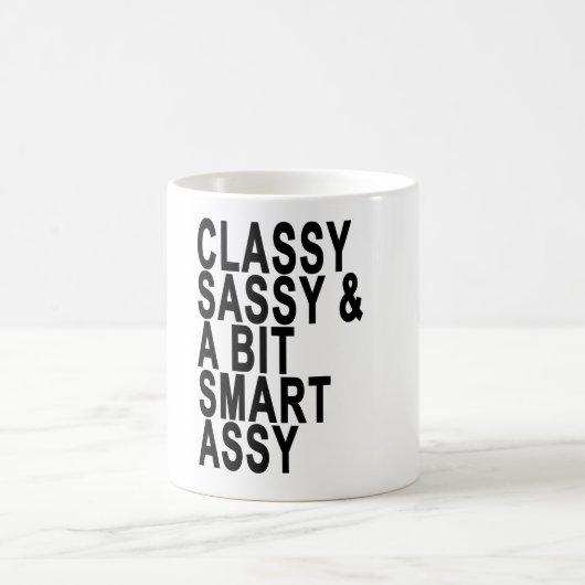Nobles freches und ein Stückchen-intelligente Kaffeetasse (Mittel)