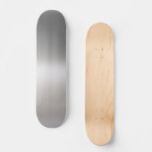 Nobles gebürstetes Aluminium Skateboard (Vorderseite)