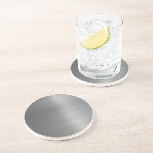 Nobles gebürstetes Metall gemasert Untersetzer (Seite)