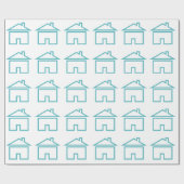 Nobles Haus-Erwärmungs-Geschenk-Verpackungs-Papier Geschenkpapier (Flach)