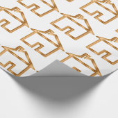 Nobles Haus-Erwärmungs-Geschenk-Verpackungs-Papier Geschenkpapier (Ecke)