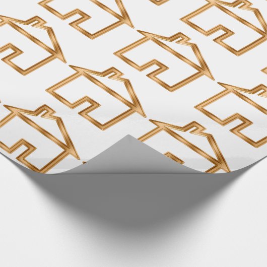 Nobles Haus-Erwärmungs-Geschenk-Verpackungs-Papier Geschenkpapier (Ecke)