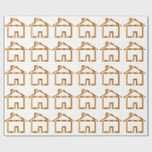 Nobles Haus-Erwärmungs-Geschenk-Verpackungs-Papier Geschenkpapier (Flach)