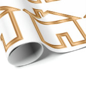 Nobles Haus-Erwärmungs-Geschenk-Verpackungs-Papier Geschenkpapier (Rolleneckpunkt)