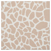 Nobles hellbraunes Giraffen-Druck-Monogramm und Stoff (Muster)