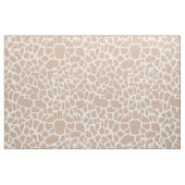 Nobles hellbraunes Giraffen-Druck-Monogramm und Stoff (Fat Quarter (45,7 x 55,9 cm))