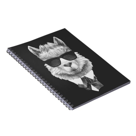 Nobles Lama Notizblock (Rechte Seite)