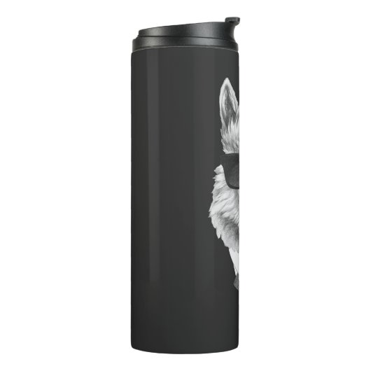 Nobles Lama Thermosbecher (Nach links gedreht)