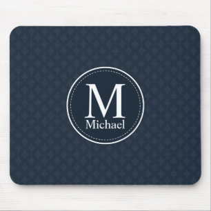Nobles, männliches dunkelblaues kundenspezifische mousepad
