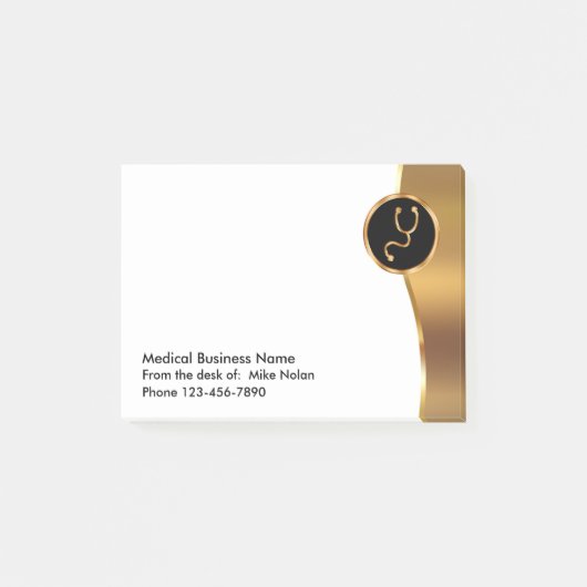 Nobles medizinisches Thema Post-it Klebezettel (Vorderseite)