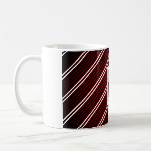 Nobles Monogramm Kaffeetasse (Links)