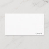 Nobles Radiologie-Büro Visitenkarte (Rückseite)