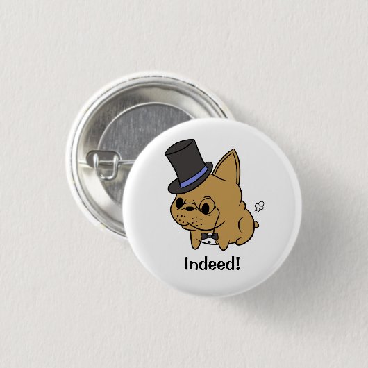 Nobles Rocco tatsächlich! Knopf Button (Vorne & Hinten)