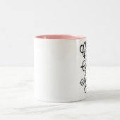 NOBLES SASSY UND EINE STÜCKCHEN-INTELLIGENTE ZWEIFARBIGE TASSE (Mittel)