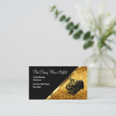 Nobles Schönheits-Geschäft z$m Visitenkarte (Stehend Vorderseite)