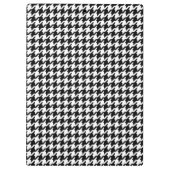 Nobles Schwarz-weißes Klemmbrett (Rückseite)