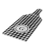 Nobles Schwarz-weißes Schneidebrett (Ecke)