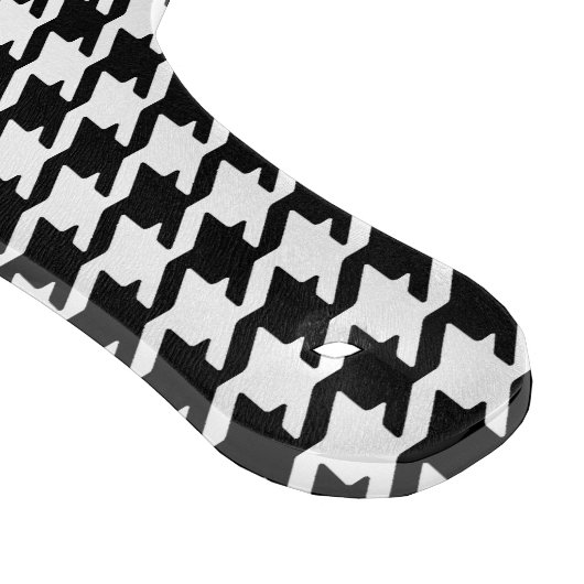 Nobles Schwarz-weißes Schneidebrett (Ecke)