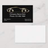 Nobles selbstbewegendesthemenorientiertes visitenkarte (Vorne/Hinten)