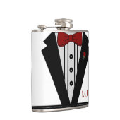 Nobles Smoking pflegt Hochzeit Flachmann (Rechts)