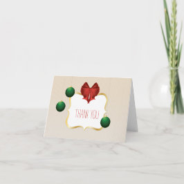 Nobles und kundengerechtes gestreiftes Muster Dankeskarte