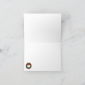 Nobles und kundengerechtes gestreiftes Muster Dankeskarte (Innenseite)